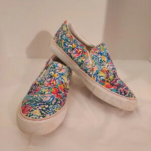 Lilly Pulitzer Colorful Slip On Shoes/Sneakers in Size 6 M